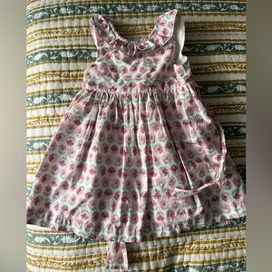 Charming Pink Floral Kids Formal Dress